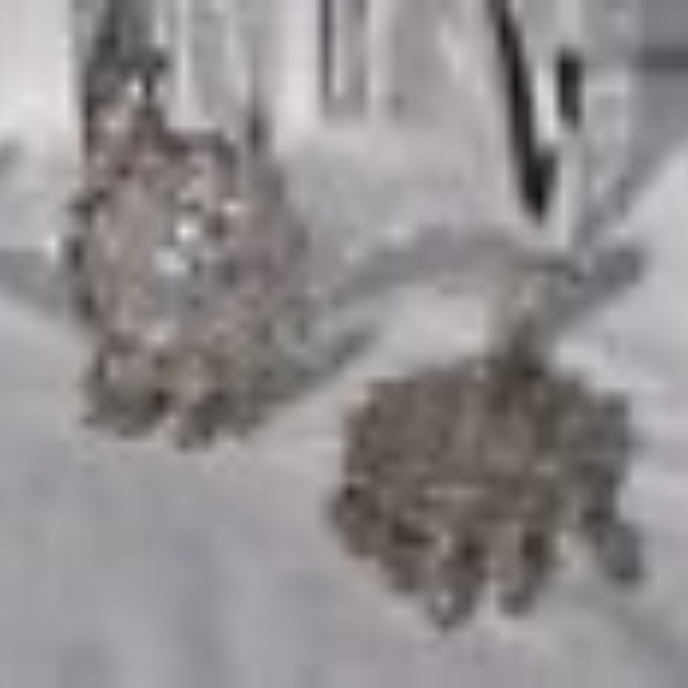 Judith Ripka Sterling Silver dangle earrings